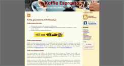 Desktop Screenshot of koffie-espresso.be