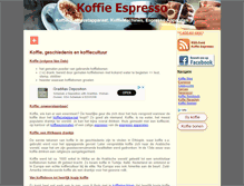 Tablet Screenshot of koffie-espresso.be